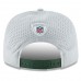 Men's Green Bay Packers New Era Gray 2018 Training Camp Official Golfer Hat 3060953